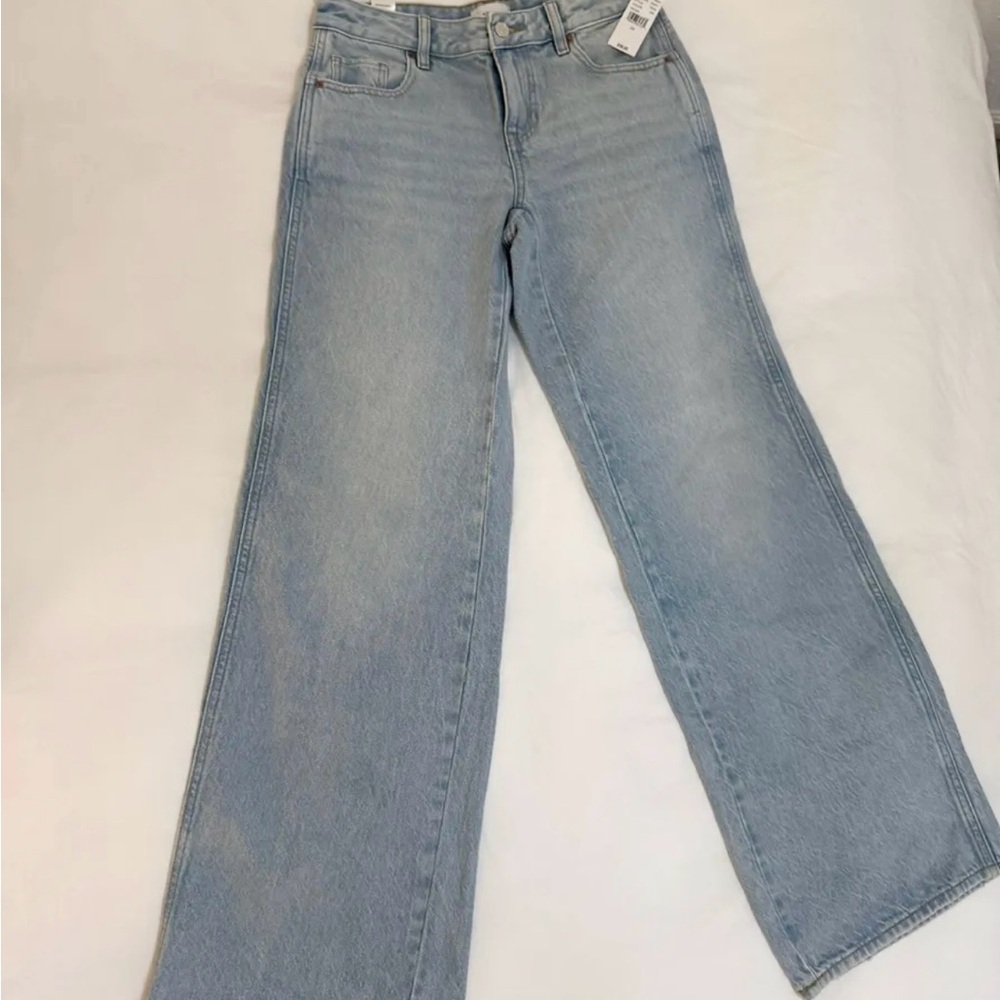 PacSun Blue Flare Wide Leg Jeans “Casey Low Rise Baggy”